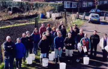 Low Moor Allotments Association members!
