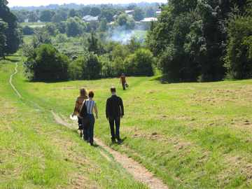 The gentle incline of the Stray and Low Moor Allotments.