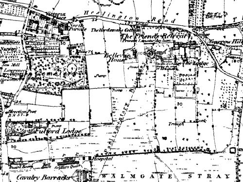 The Retreat is also visible on this
	  old map.